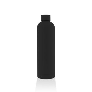 ORDINO - Soft Touch Insulated Water Bottle - 750ml - Black