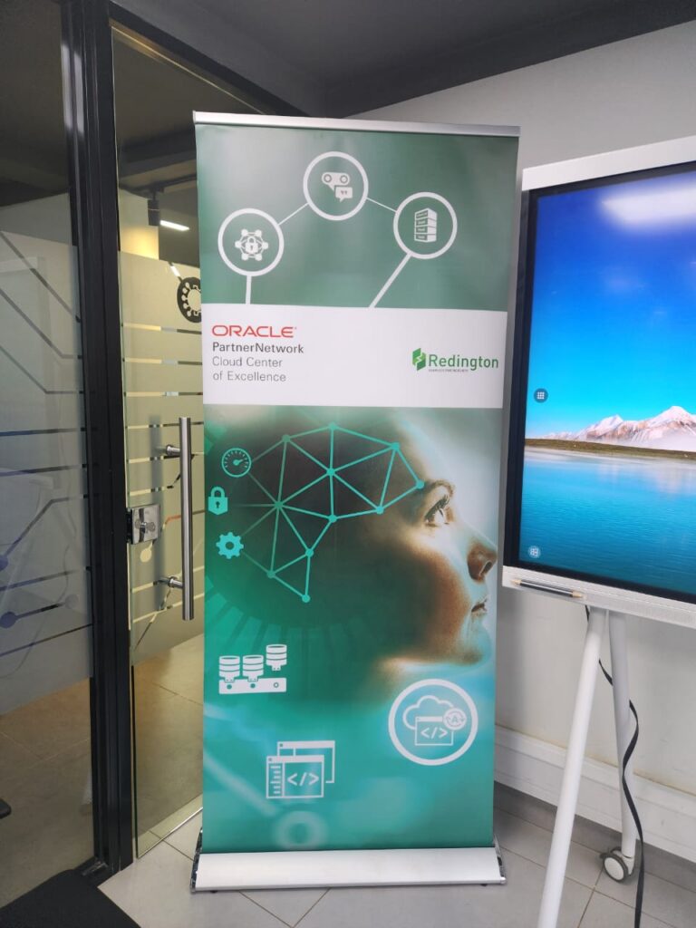 Redington Roll-up Banner