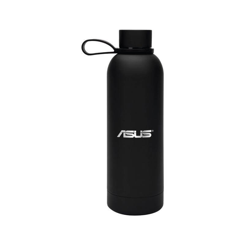 CADIZ - Giftology Double Wall Stainless Steel Bottle 500ml - Black - Image 3