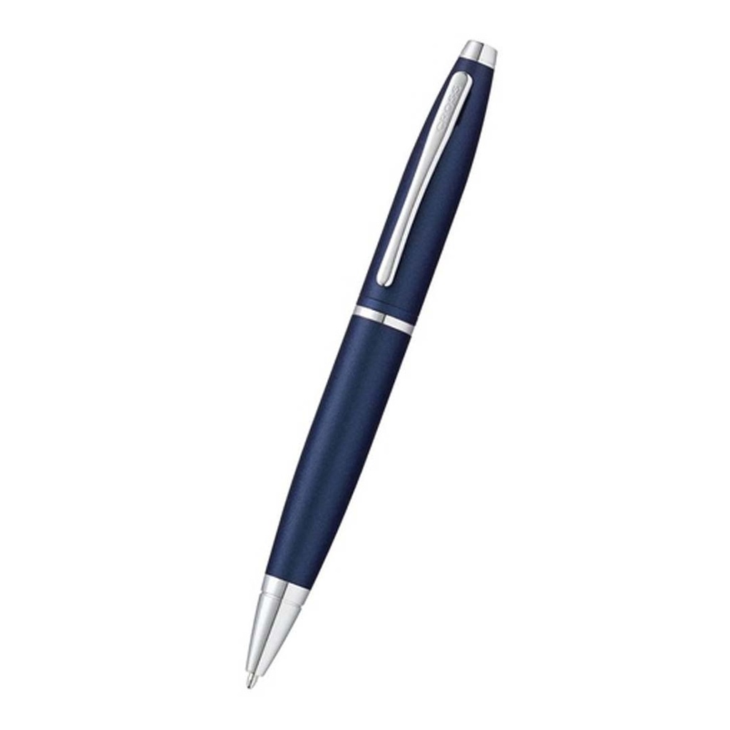 Cross Calais™ Metallic Blue Ballpoint Pen with Classic Blue Journal Gift Set - Image 4