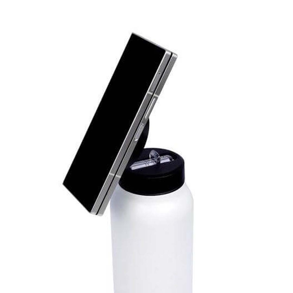FERRO - Giftology Magnetic Phone Holder Water Bottle 760ml - White - Image 4