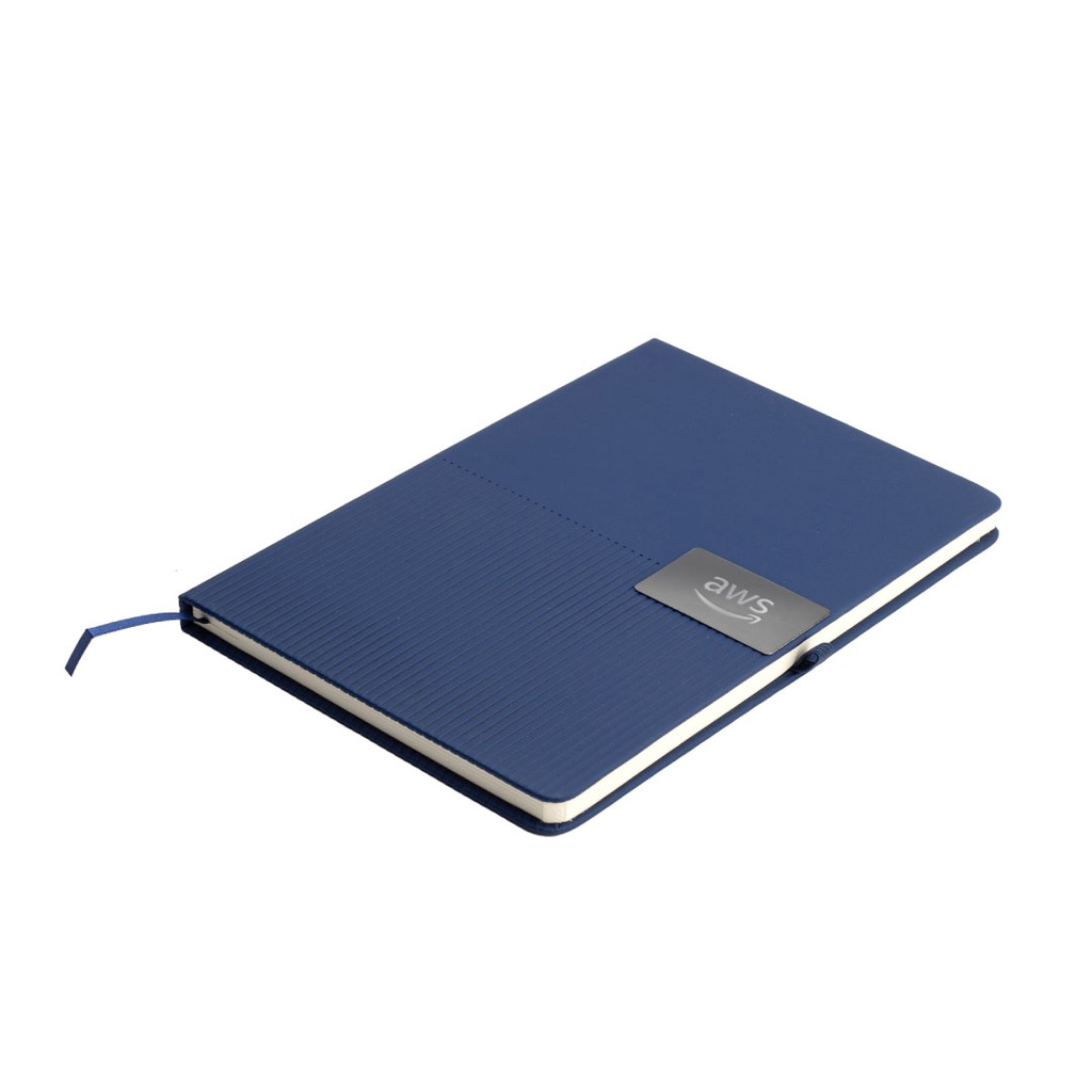 RIPPLE - Giftology A5 Hard Cover Notebook - Navy Blue - Image 4
