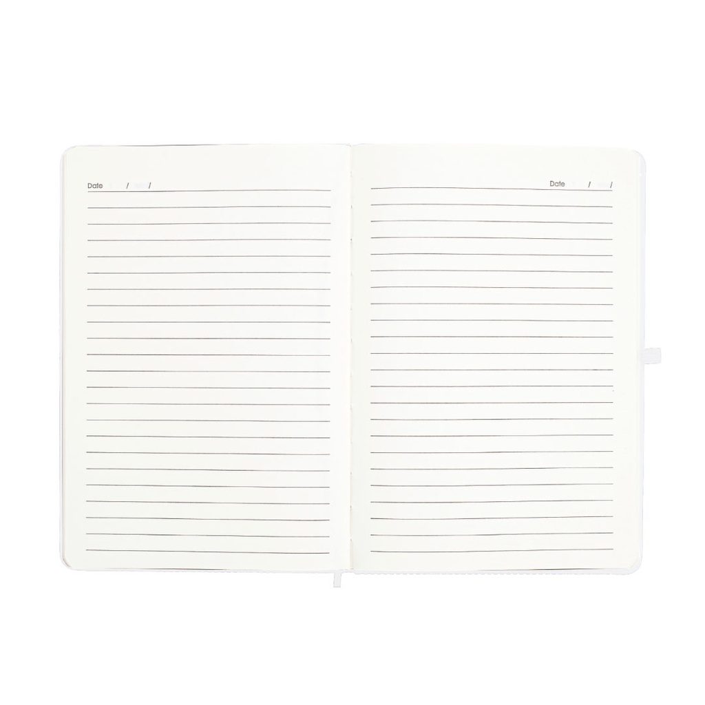 RIPPLE - Giftology A5 Hard Cover Notebook - White - Image 2